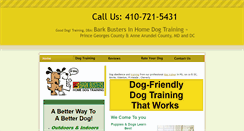 Desktop Screenshot of good-dog-training.net